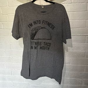 Taco workout shirt
